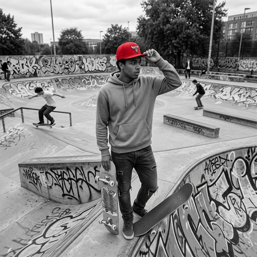 Gorra Crimson Bull roja - Image 2