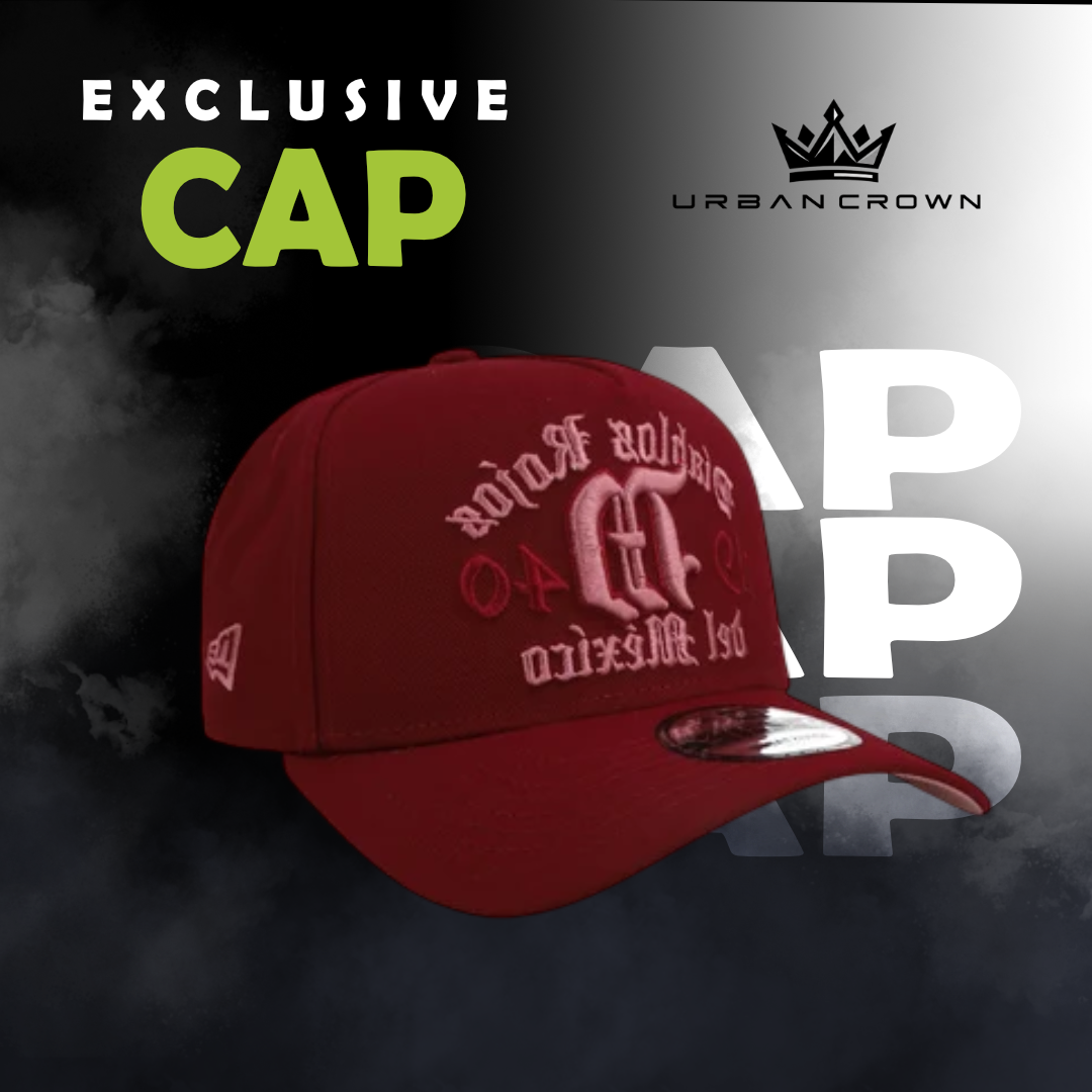 Gorra Burgundy Gothic Legacy roja oscura
