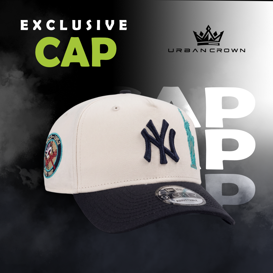 Gorra Urban Ivory NY blanca y negra